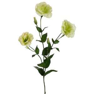  Club Pack of 12 Artificial Green Lisianthus Silk Flower 
