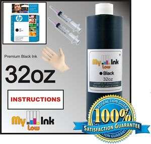 HP # 21 #27 #56 #74 #94 #96 Black Ink refill kit 32oz  
