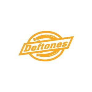  Deftones GOLDEN YELLOW Vinyl window decal sticker Office 