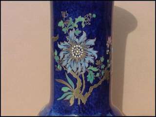 1906 W&R Carlton ware Rockery Pheasant Kang He Vase  