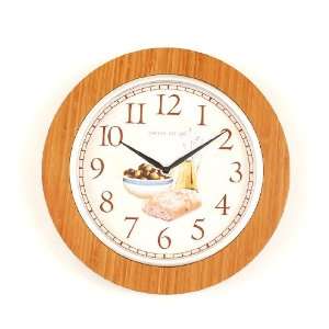  Ashton Sutton ZC901K Bamboo Wall Clock with Olive and 