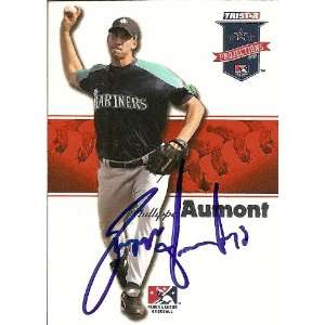  Phillippe Aumont Signed 2008 Projections Card Mariners 