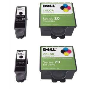  Dell P703 Ink Bundle 2 x Black Ink Cartridge (Series 20 