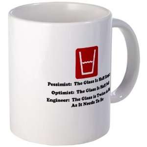 The Cup Runneth Over Funny Mug by   Kitchen 