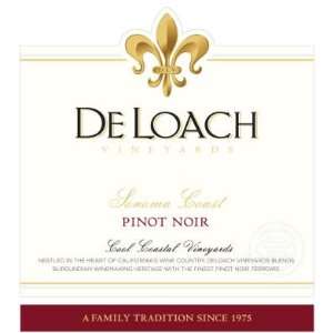  2008 DeLoach Sonoma Coast Pinot Noir 750ml Grocery 