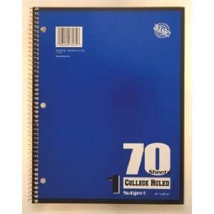  Norcom College Ruled 70 Sheet Notebooks   10 Count Office 