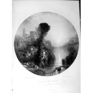  Art Journal 1860 Bacchus Ariadne River Trees Turner