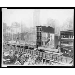  Demolition,Rockefeller City construction site,1931