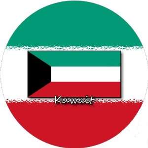  58mm Round Badge Style Fridge Magnet Kuwait Flag