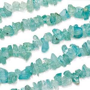  Aquamarine Gemstone Chips Beads 3 4mm/ 35 inch Strand 