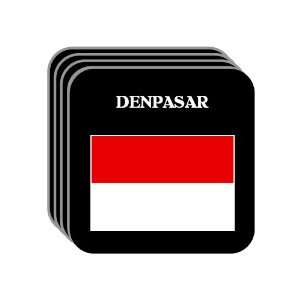  Indonesia   DENPASAR Set of 4 Mini Mousepad Coasters 