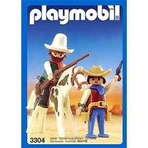  Playmobil Western   Cowboys with Horse Toys & Games