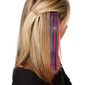   Ladies Red Royal Blue Sports Extension Hair Clips