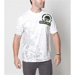  Metal Mulisha Transform T Shirt   2X Large/White 