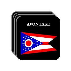US State Flag   AVON LAKE, Ohio (OH) Set of 4 Mini Mousepad Coasters