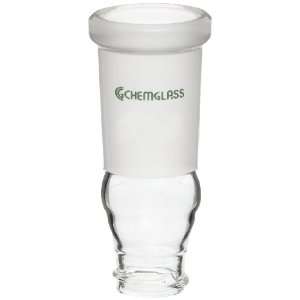 Chemglass CG 1318 10 Glass Rotary Evaporator Vial Adapter, 24/40 Joint 