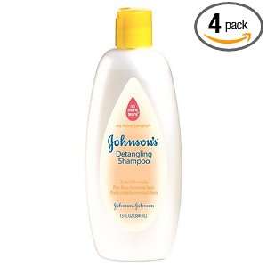  Johnsons Detangling Shampoo, 18 Ounce Bottle (Pack of 4 