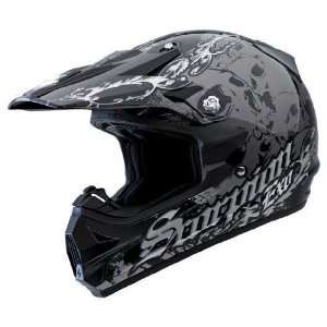   VX 24 Hellraiser Black/Silver XX Large Off Road Helmet Automotive