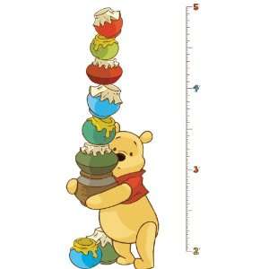  RoomMates RMK1501GC Pooh and Friends Peel & Stick Growth 