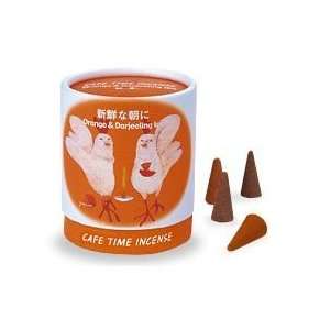   Time Japanese Incense Cones   Orange & Darjeeling Tea