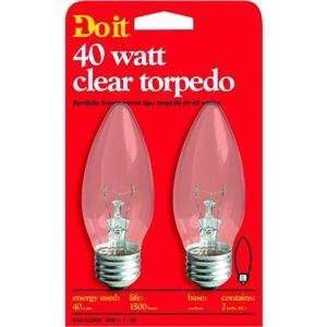  40w Clear Torpedo Bulb