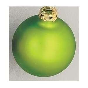 Set of 160 Glass Ball 1.5 Matte Kiwi Green Christmas Ornaments #28031