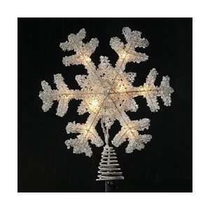  New   12 Ice Palace Lighted White Snowflake Christmas 