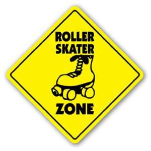  ROLLER SKATER ZONE Sign xing gift novelty rink wheels 