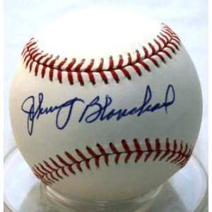 Johnny Blanchard Autographed Baseball   Autographed Baseballs  