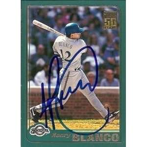 New York Mets Henry Blanco Signed 2001 Topps Card Sports 