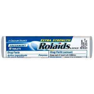  Rolaids Antacid Extra Strength Tablets Fresh Mint Roll 