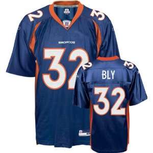  Dre Bly Jersey Reebok Navy Replica #32 Denver Broncos 