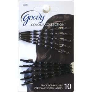  Goody Colour Collection Black Wavy Bobby Slides 10 count 