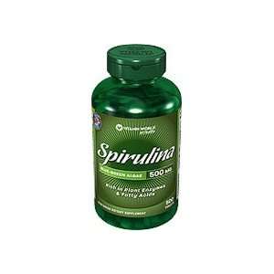  Spirulina Tablets 500 mg. 500 Tablets Health & Personal 
