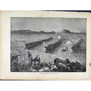  Boer War By Richard Danes Cavalry Goin Past Kopje