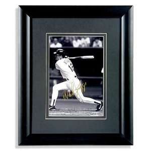  Wade Boggs Signed Rays 5x7 3000th Hit Framed UDA Sports 
