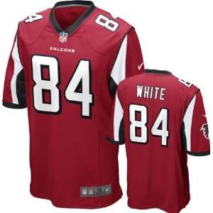 Roddy White Jersey Home Red Game Replica #84 Nike Atlanta Falcons 