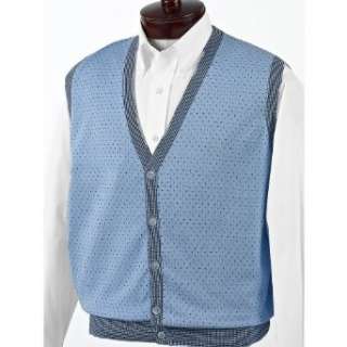  Birdseye Cardigan Vest Clothing