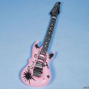  Pink Inflatable Rock Star Guitar Patio, Lawn & Garden