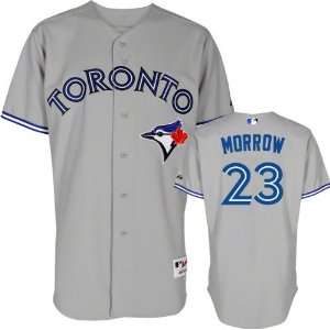 Brandon Morrow Jersey Adult Majestic Road Grey Authentic Toronto Blue 