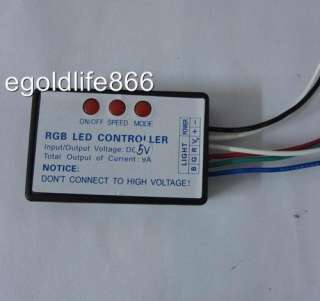 RGB controller LED light controller,DC5V output 9A low power SPEED 