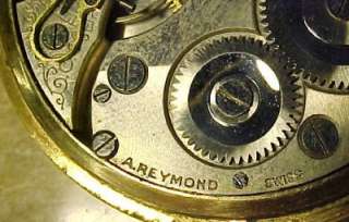 Achievement / A. Reymond ~ Antique Pocket Watch 12s / 21 Jewels; Gold 