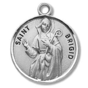  St. Brigid   Sterling Silver Medal (18 Chain) Everything 