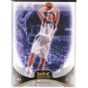  Dirk Nowitzki 2008 09 Fleer Hot Prospects NBA Card #65 