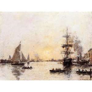   the Outer Port 3, By Boudin Eugène  