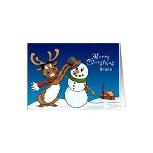  Bruce   Christmas Deer Greeting Card Card Health 