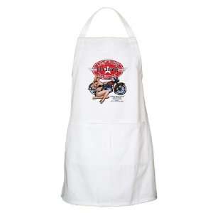  Apron White Last Stop Full Service Gasoline Motorcycle 