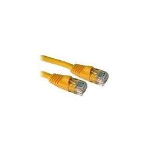 Cable. 7FT CAT6 YELLOW GIGABIT PATCH CABLE MOLDED SNAGLESS ETHERN. RJ 