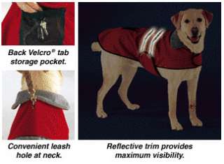 FLEECE REFLECTIVE JACKET Warm Dog Blanket Coat clothes  