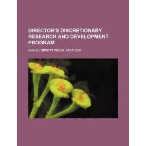  Directors Discretionary Research and Development Program 